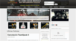 Desktop Screenshot of comunidad-mechwarrior.org